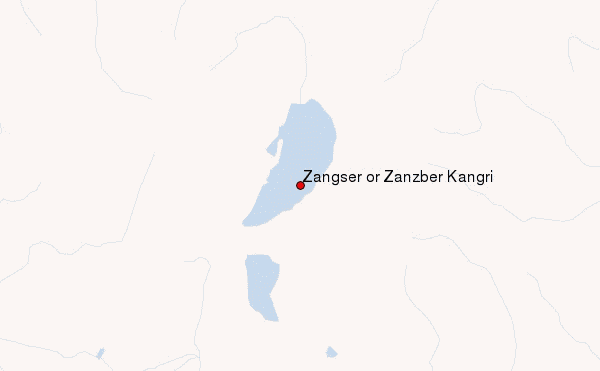 Zangsêr or Zanzber Kangri Location Map
