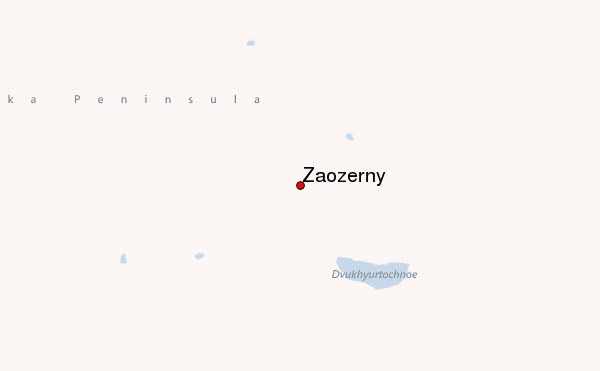 Zaozerny Location Map