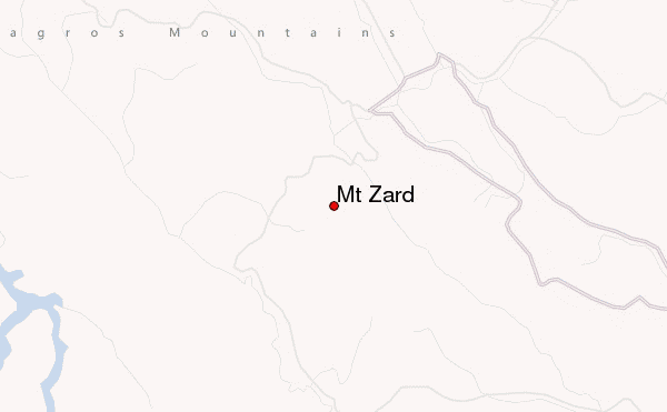 Mt Zard Location Map