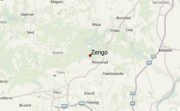 Zengõ Location Map