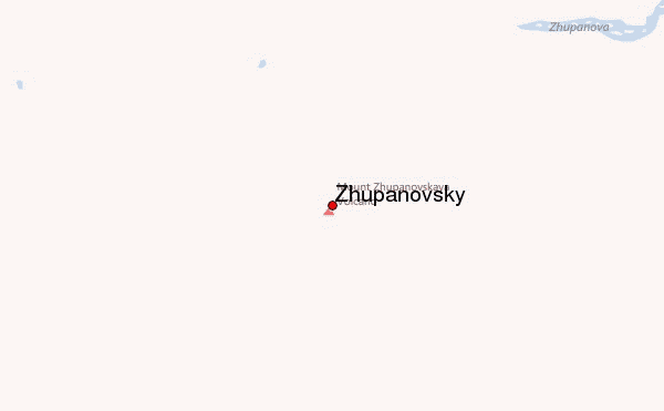 Zhupanovsky Location Map