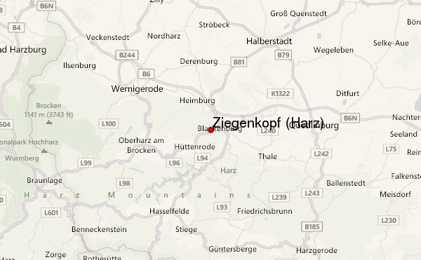 Ziegenkopf (Harz) Location Map