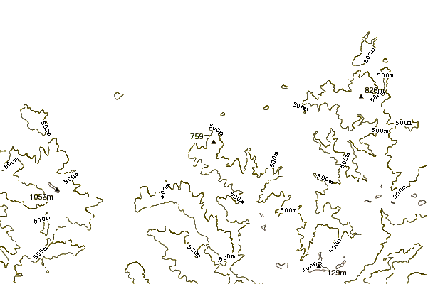 Mountain peaks around Adarra