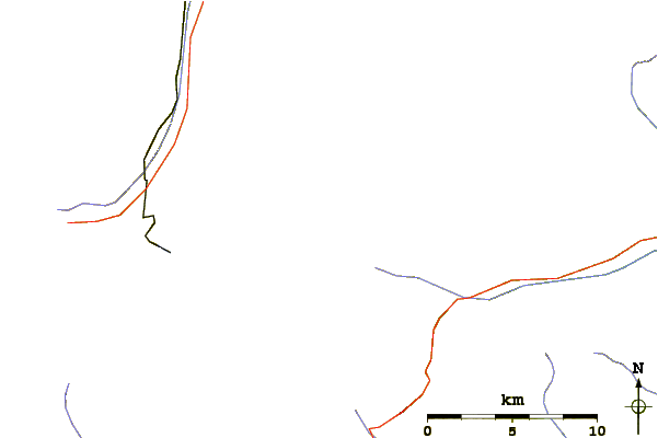 Roads and rivers around Adlerhorn