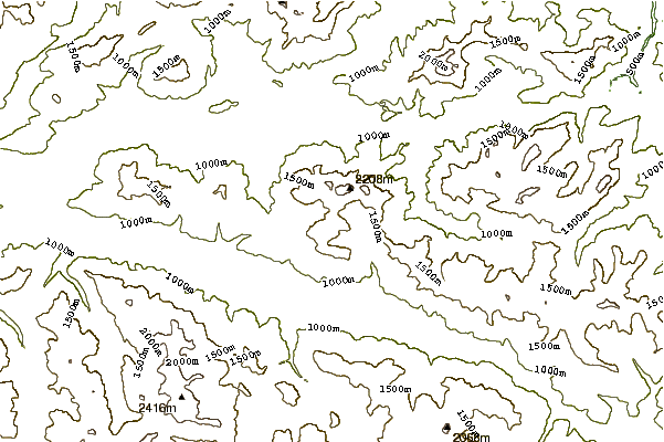 Mountain peaks around Admonter Kalbling