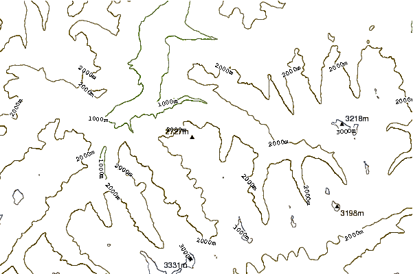 Mountain peaks around Ahornspitze