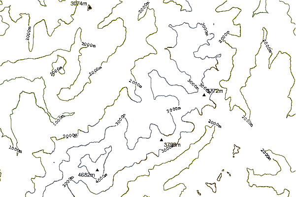 Mountain peaks around Aiguille Du Moine