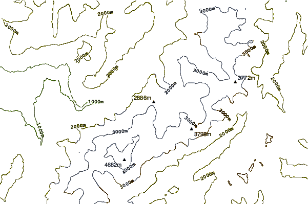 Mountain peaks around Aiguille de Blaitière