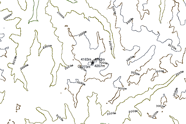 Mountain peaks around Aiguille du Croissant