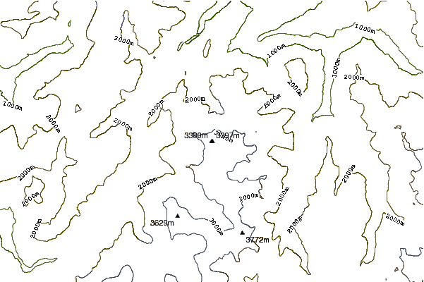 Mountain peaks around Aiguille du Pissoir