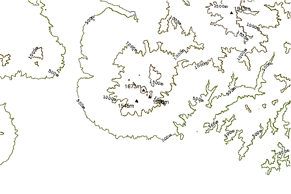 Mountain peaks around Akagi