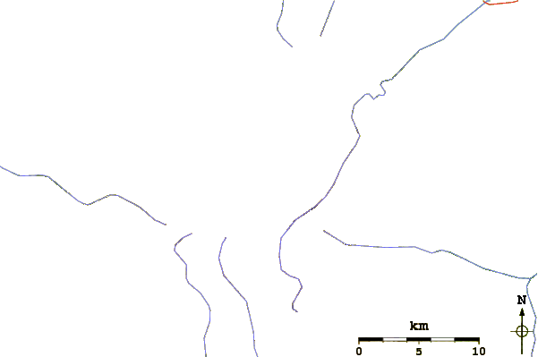 Roads and rivers around Alam Kuh or Alum Kooh