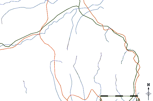 Roads and rivers around Albera Massif