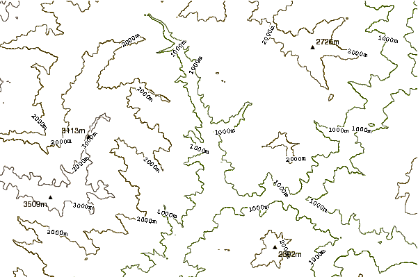 Mountain peaks around Altiparmak