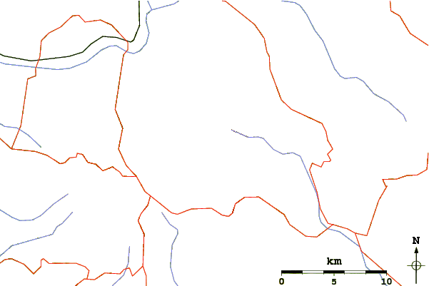 Roads and rivers around Amiata