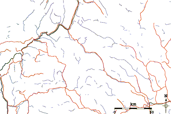 Roads and rivers around Ammarfjallat