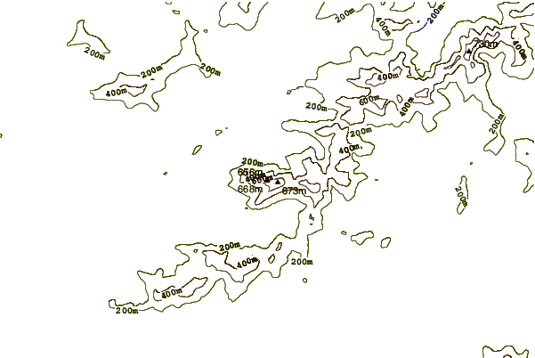 Mountain peaks around An Bheann Mhor