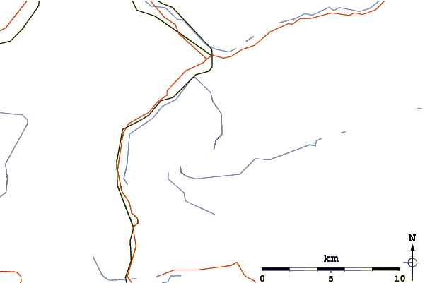 Roads and rivers around An Caisteal