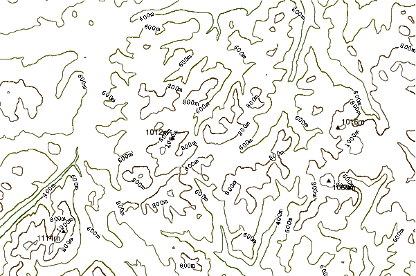 Mountain peaks around An Socach (Glen Ey)