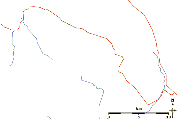 Roads and rivers around An Teallach