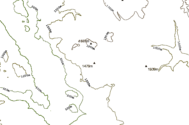 Mountain peaks around Anarchist Mountain