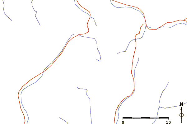 Roads and rivers around Aneto