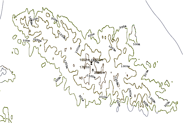 Mountain peaks around Angilaaq Mountain