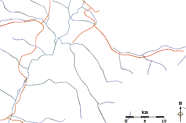 Roads and rivers around Annapurna 3