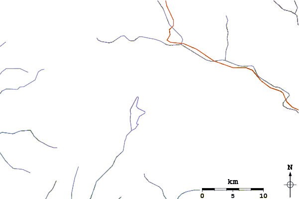 Roads and rivers around Annapurna