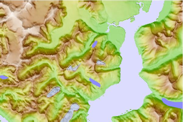 Surf breaks located close to Annex Peak