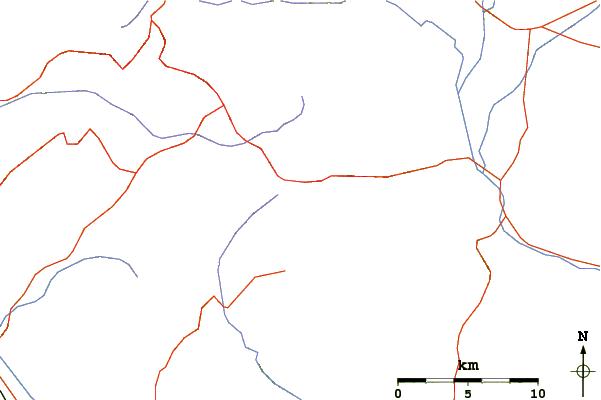 Roads and rivers around Antichasia