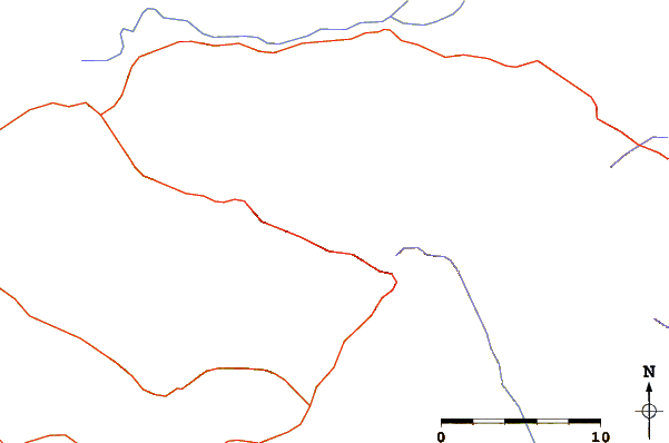 Roads and rivers around Antillanca Group