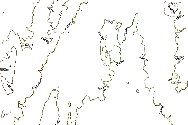 Mountain peaks around Antofagasta de la Sierra