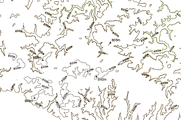 Mountain peaks around Apelsberg