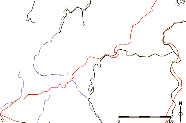 Roads and rivers around Apelsberg