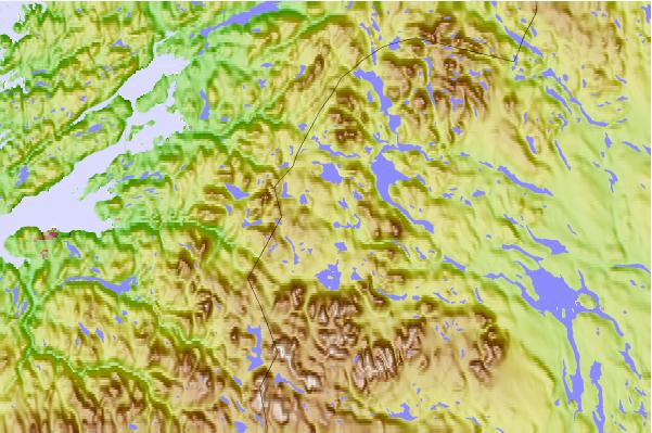 Surf breaks located close to Areskutan