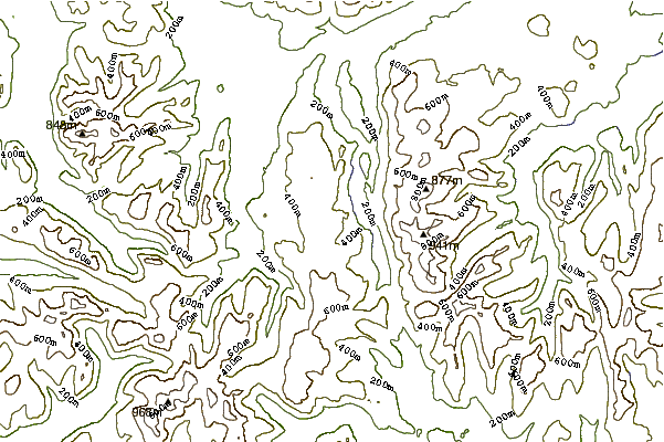 Mountain peaks around Armboth Fell