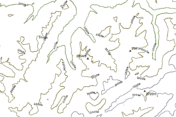 Mountain peaks around Ärmighorn