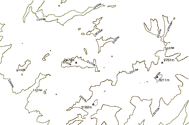 Mountain peaks around Arnenhorn