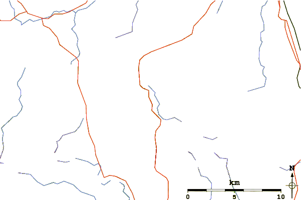 Roads and rivers around Arnison Crag