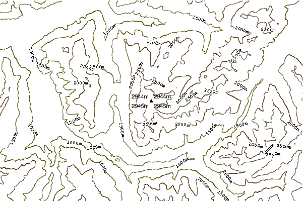 Mountain peaks around Aroser Rothorn