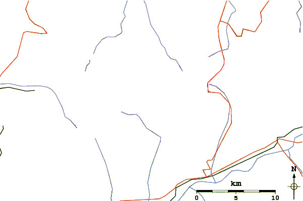 Roads and rivers around Arpelistock