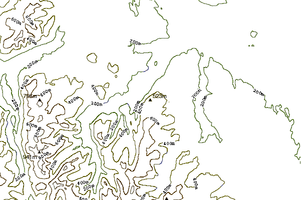 Mountain peaks around Arthur's Pike