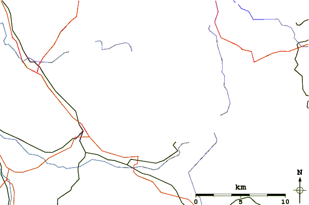Roads and rivers around Aschentalshalbe