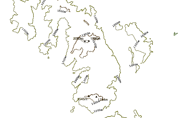 Mountain peaks around Siniatsiko (Askio)