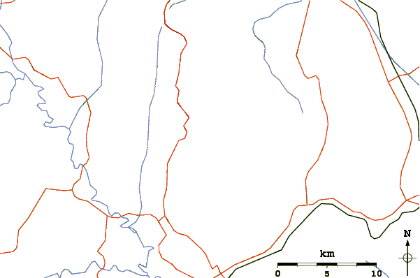 Roads and rivers around Siniatsiko (Askio)