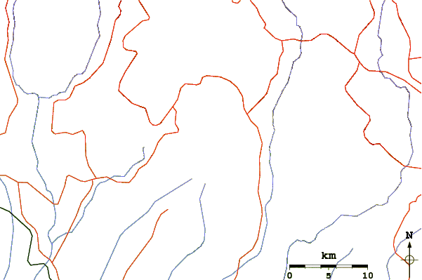 Roads and rivers around Atitlan