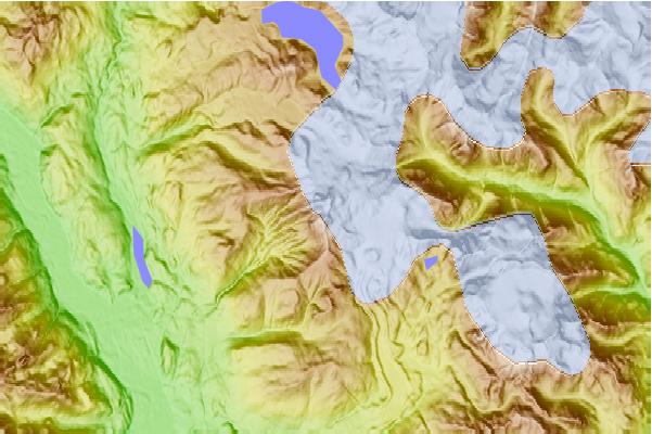 Surf breaks located close to Atwell Peak