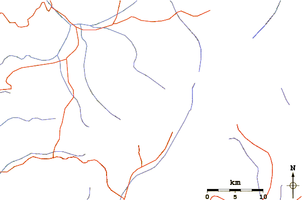 Roads and rivers around Ausangate