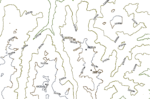 Mountain peaks around Äusser Rothorn